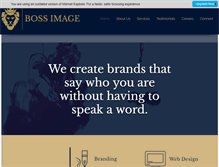 Tablet Screenshot of bossimage.com